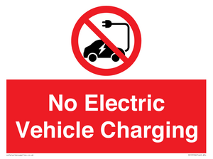 No Electric Vehicle Charging